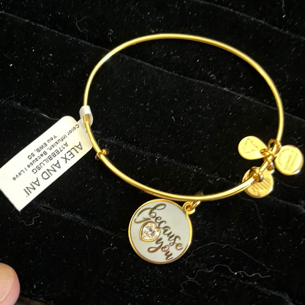 Alex and Ani “Because I Love You” Bangle Bracelet